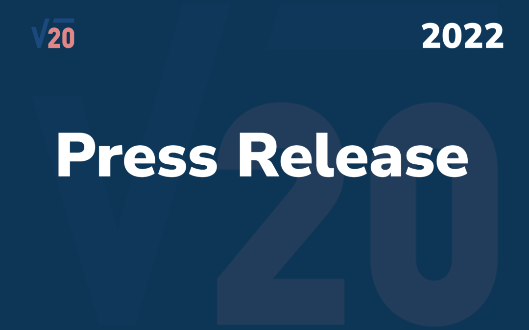 VALUES 20 2022 (V20) A GLOBAL ACTIVITY TO PROVIDE VALUES BASED INPUT FOR PUBLIC POLICY DEVELOPMENT: “VALUES AT THE CENTER”